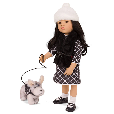 картинка Кукла Копенгаген с собачкой, серия Happy Kidz от магазина konik.ru