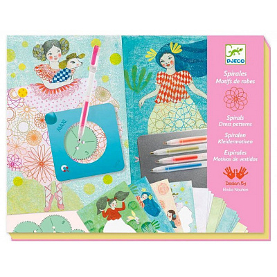 картинка Набор для творчества серии DRAWING & COLOURING "Волшебные круги" от магазина konik.ru