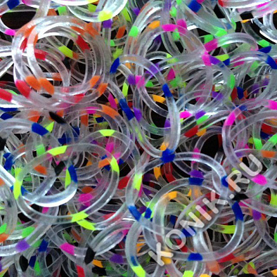 картинка Резиночки для плетения браслетов RAINBOW LOOM Конфетти микс от магазина konik.ru